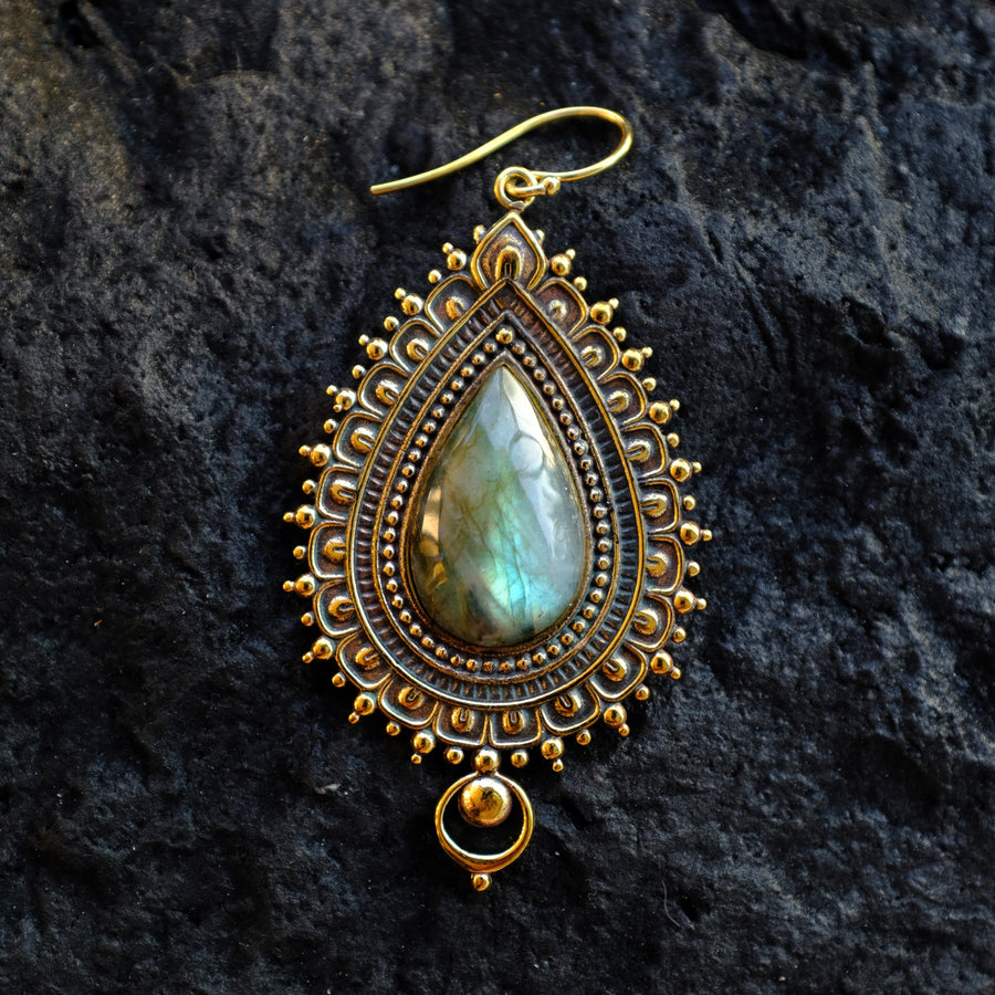 Dewi Labradorite Earrings Wholesale