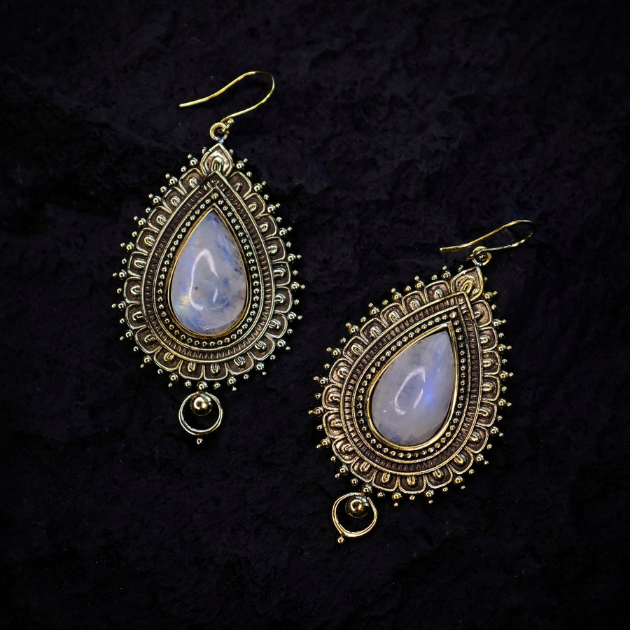 Dewi Moonstone Earrings Wholesale