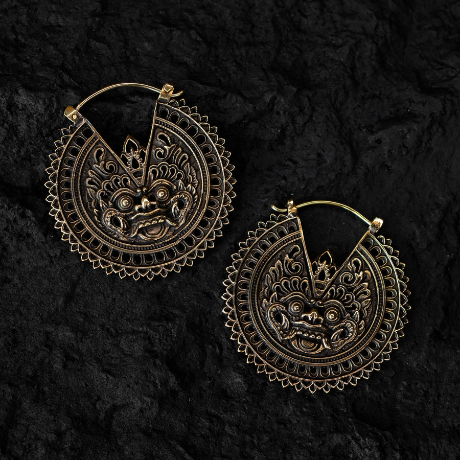 Barong Mandala Earrings