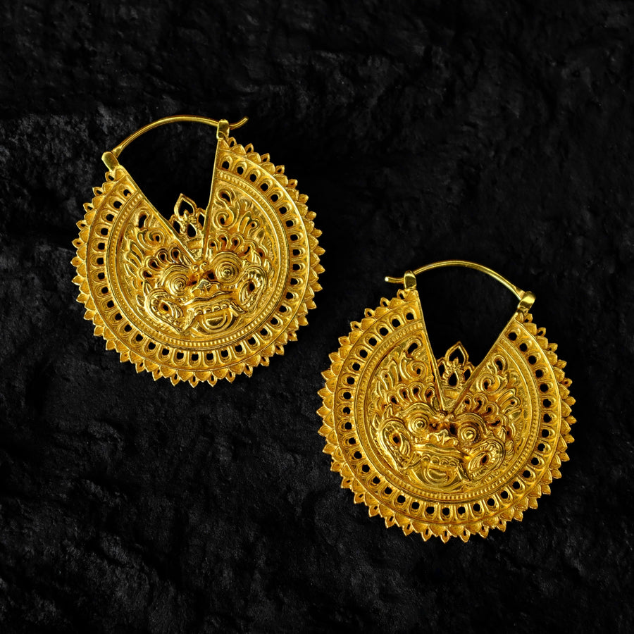 Barong Mandala Earrings